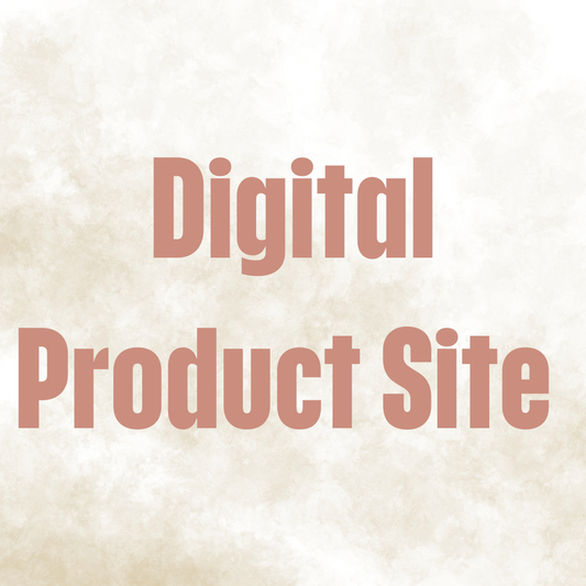 Premade Digital Product Site